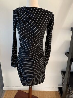 BANANA REPUBLIC STRIPED MINI DRESS
